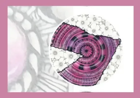 Zentangle - Yoga mit dem Stift